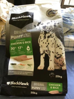 Puppy Chicken Blackhawk Dry Dog Food Black Hawk Original Dog Food