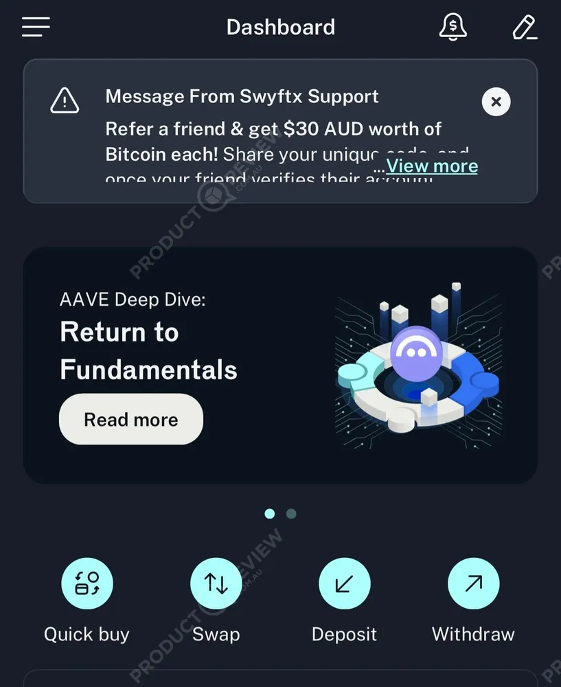 Swyftx reviews | ProductReview.com.au