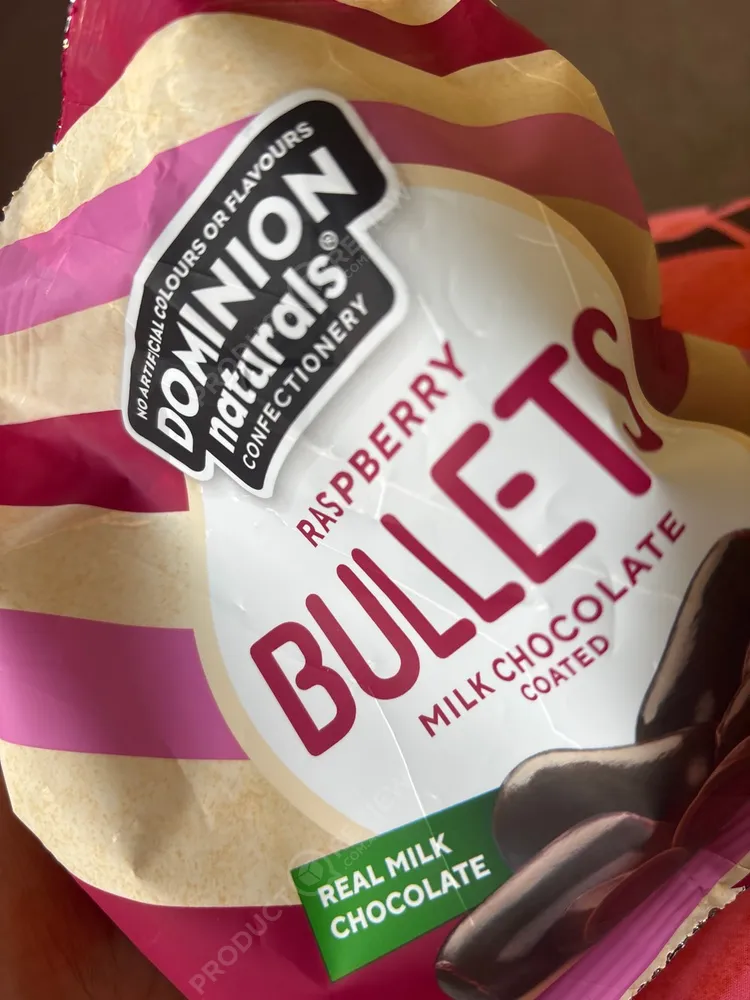 Raspberry Bullets in Milk Chocolate - The Treat Factory