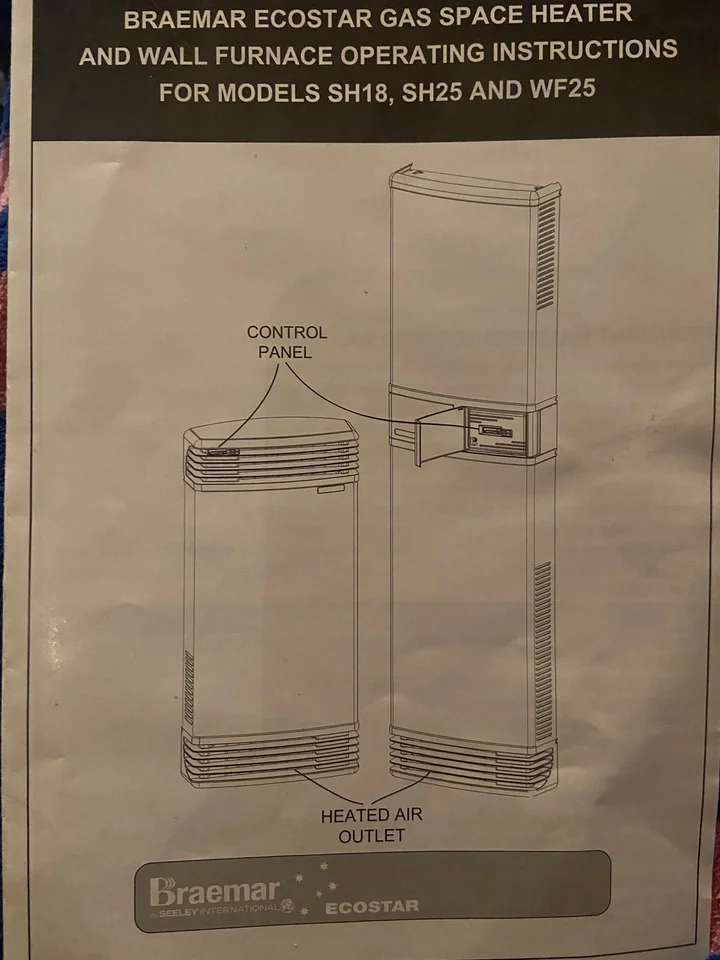 Wall Controller Braemar Wall Furnace Manual Braemar Gas Wall Furnaces  Eco-Superstar WF25 Reviews