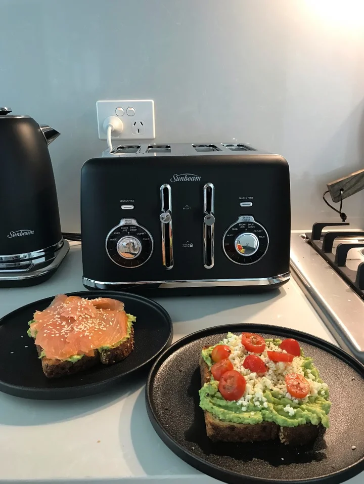 Slice Toaster Black Sunbeam Simply Stylish Toaster Buy Sunbeam