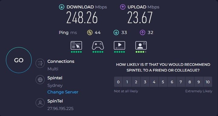 SpinTel Home Superfast 250 reviews | ProductReview.com.au