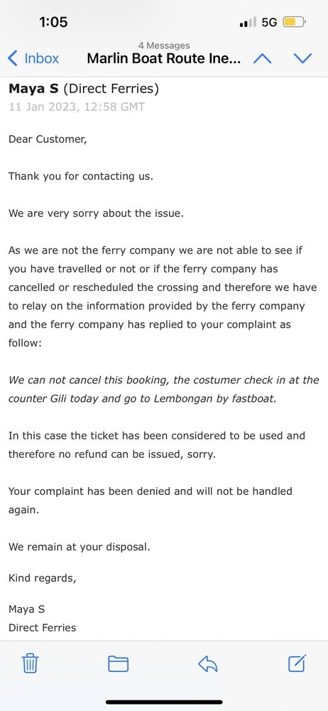 Direct Ferries reviews | ProductReview.com.au