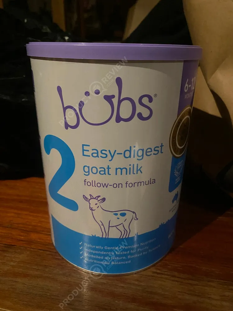 Bubs Easy-digest Goat Milk Follow-on Formula reviews