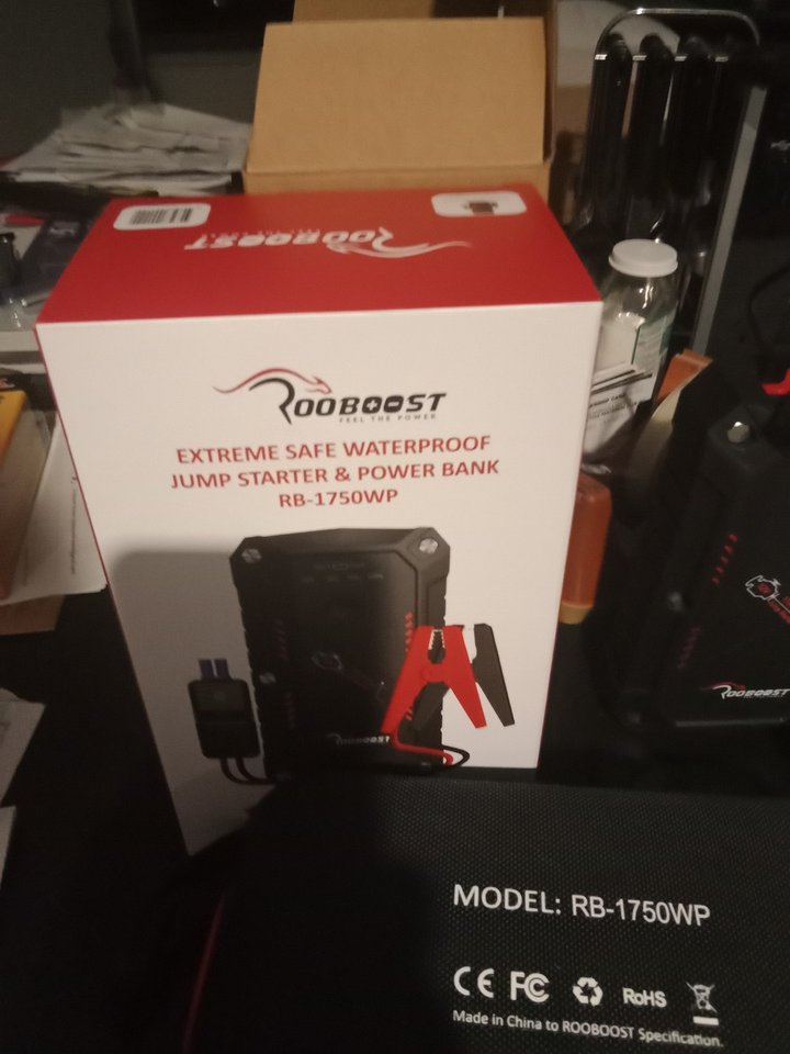 Rooboost Jump Starter & Power Bank RB-1750WP reviews | ProductReview.com.au