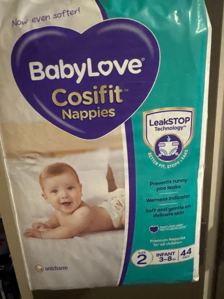 Infant Baby Love Walker Nappies Coles Size Babylove Newborn