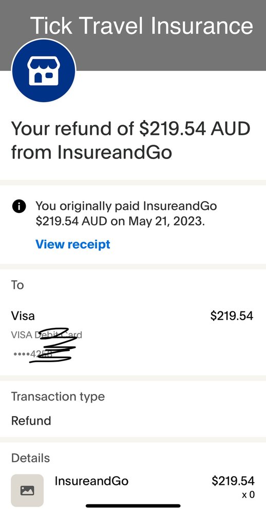 Tick Travel Insurance - International Top reviews | ProductReview.com.au