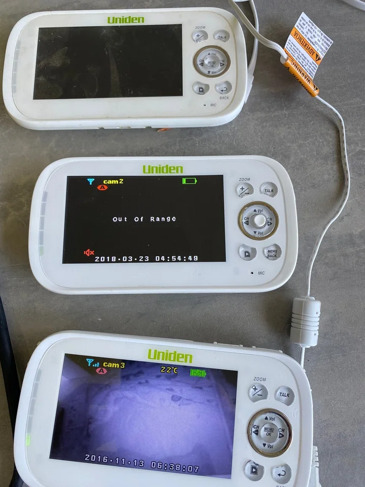 Digital Wireless Baby Uniden Bw3101r Uniden Colour Display Baby