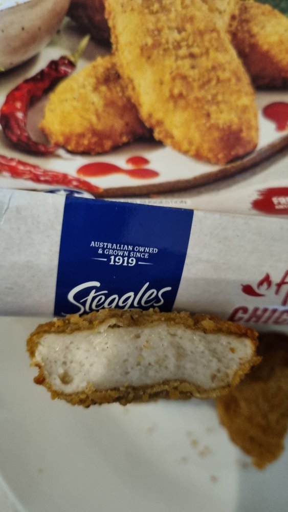 Steggles Crumbed Chicken Breast Tenders reviews | ProductReview.com.au