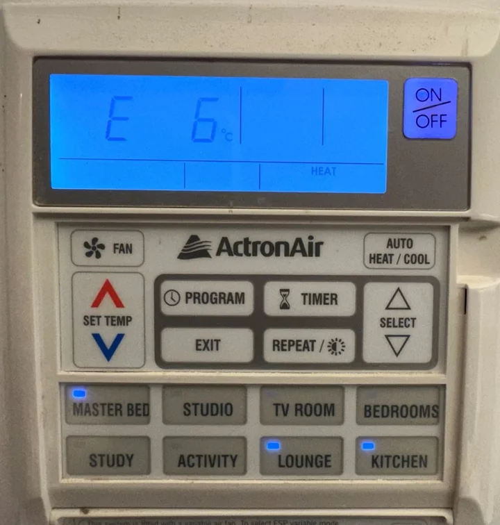 Actron Air Zone Ducted Air Conditioning Actron Air LC7-2G Zone Air