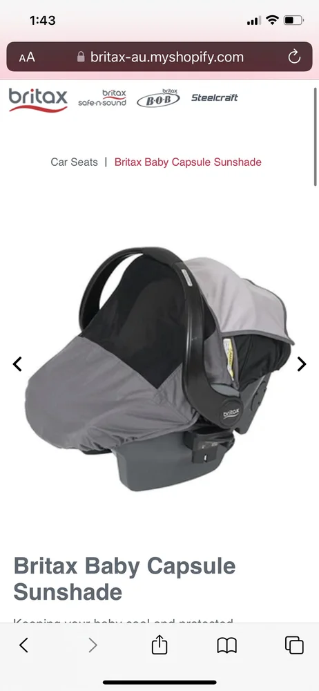 Britax Safe N Sound Unity Neos Britax Capsule Liner Britax Safe N